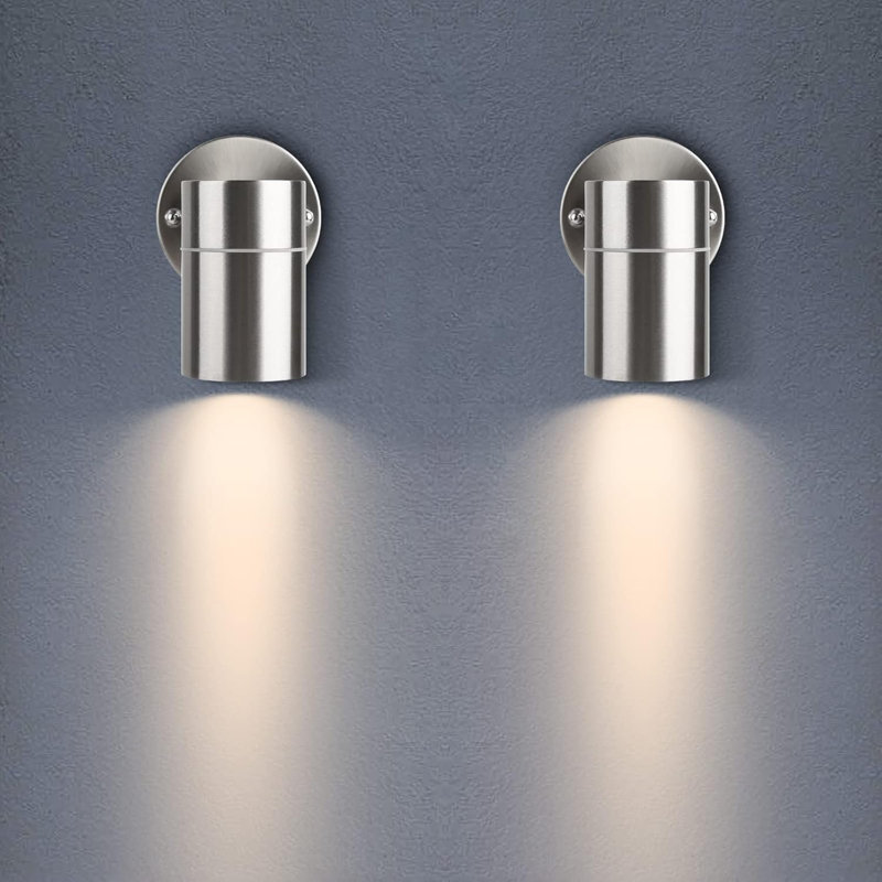 Silver 11.5cm H Outdoor Sconce