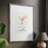 Cosmo Bow Framed Print - Solid Wood