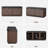 12 Pair Upholstered Shoe Storage Bench With 2 Flip Drawers-897889971