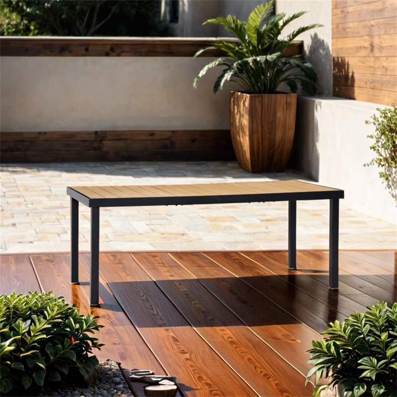 Woodsburgh Metal Dining Table