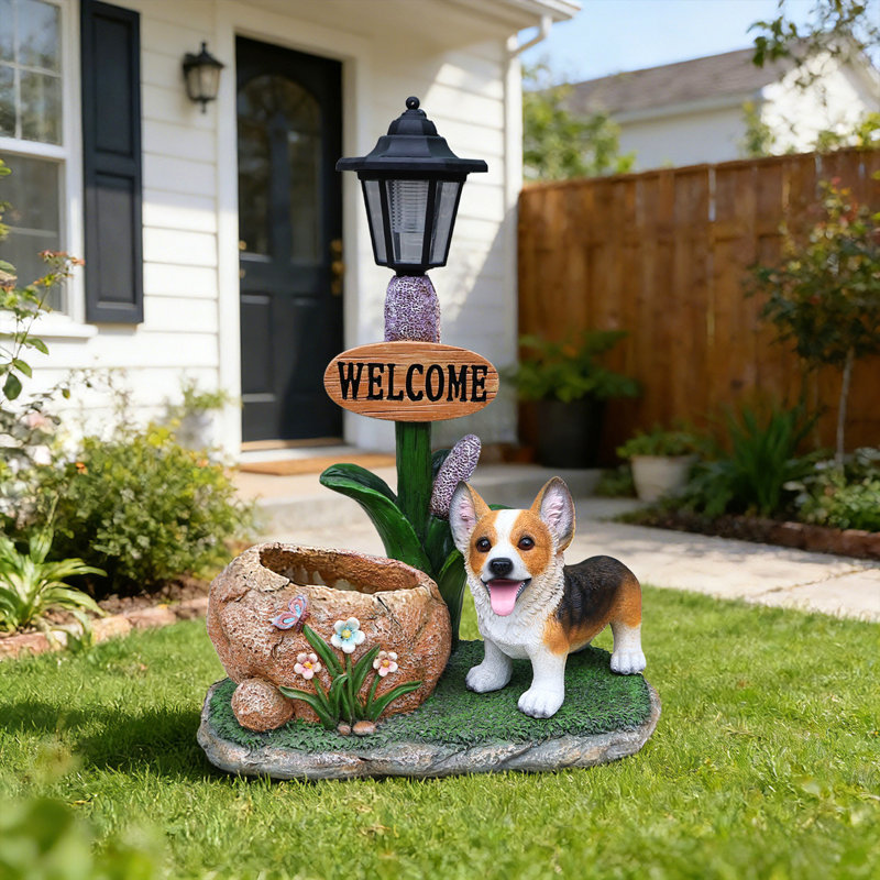 Jardinière Corgi Dog