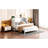 Full Size White Bed With Extensive Drawers - Save Space In Small Apartments. Functional And Stylish. Store Pillows, Clothes, . Look. Charging Included. Simple Assembly. 75.1"l X 56.7"w 41.3"h Bed,-2004307795-2004307804