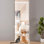 Barrière pour chat 79 po de haut, 79 po de hauteur, barrière pour chien en acrylique transparent pour les escaliers de porte, convient aux ouvertures de 27,5 po à 32 po de largeur, sans barrière de sécurité pour animaux de compagnie à l'intérieur