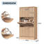 24 Pair Flip Down Shoe Storage