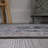 Alacati Ogee Medallion Machine-Washable Navy/Brown Rug-1987744299