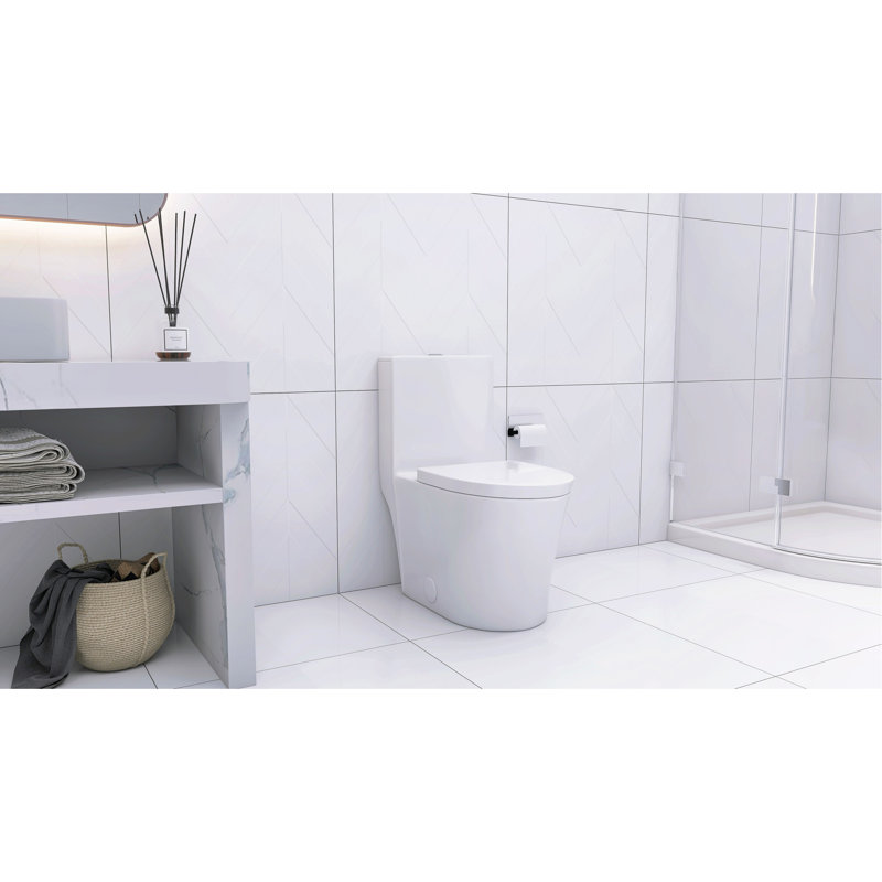 Elongated Bathroom Toilet With Powerful Flush And Easy Clean Feature High-Performance Soft-Close