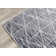 Bratu Geometric Gray/White Rug