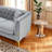 Modern Sectional Sofa,L-Shape Linen Fabric Corner Couch Set With Convertible Ottoman For Living Room, Apartment, Office,Blue,3 Colors-264908361