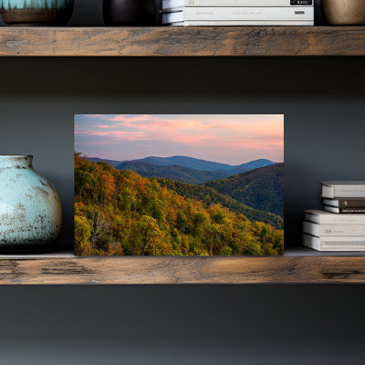 Autumn Morning Over The Blue Ridge Mountains Shenandoah National Park Virginia USA by Chris Murray - Wrapped Canvas Print