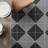 Script Stripe Negative 7.87 in. x 7.87 in. Matte Porcelain Floor and Wall Tile (11.19 sq. ft./Case)-61798042