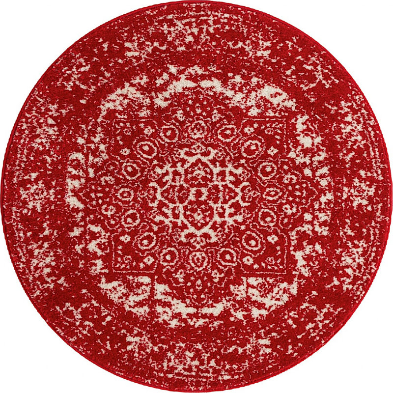 Endesha Oriental Indoor Rug, Round 3'3"