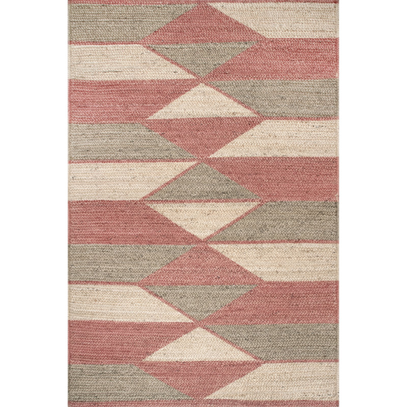 Geometric Indoor Rug, Rectangle 5' x 8'