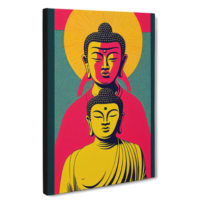 XC1022-4784X Two Buddha - Wall Art