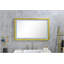 42 po X P 24 po H Miroir à DEL rectangulaire surdimensionné avec éclairage antibuée et à intensité variable, parfait pour les salles de bain modernes