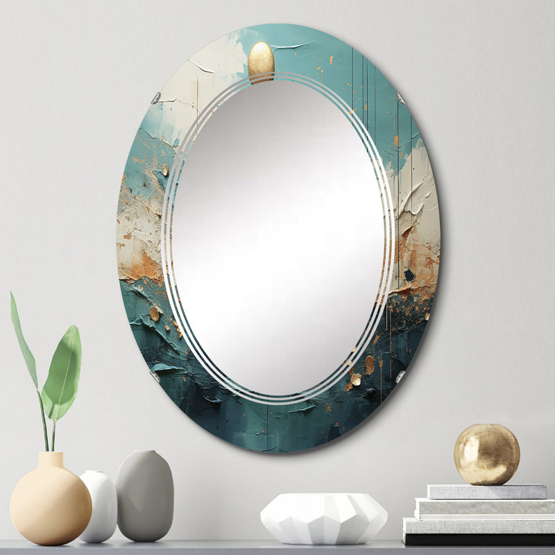 Gerakies - Miroir mural ovale Pluto, 30 po x 20 po