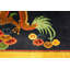 Rectangle 1920s Hand Knotted Pile Floral Medallion Wool Antique Blue Rug