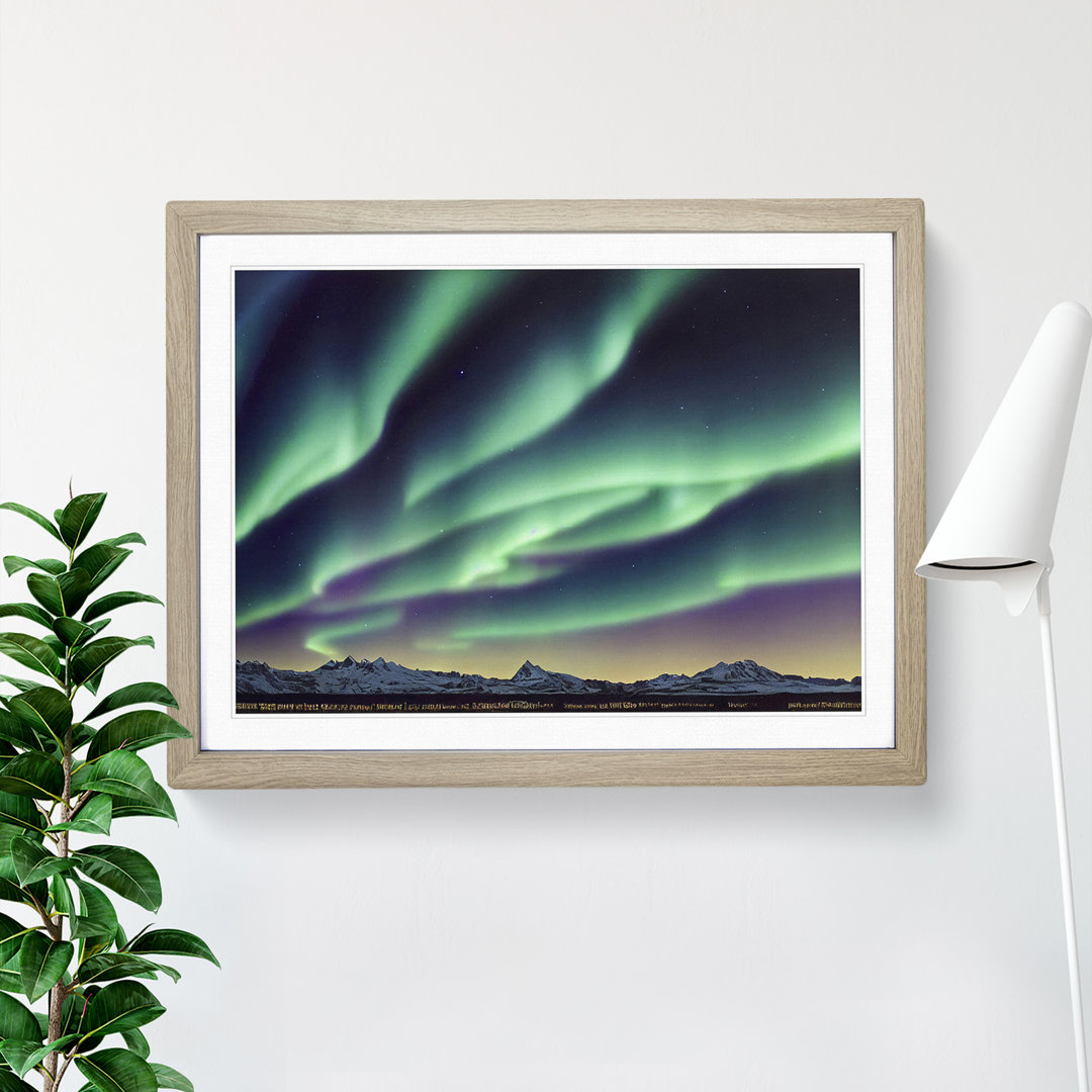 Spirited Northern Lights - Single Picture Frame Painting