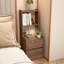 Table de chevet pour chambre à coucher avec option de table de chevet 6 couleurs et armoire verrouillable