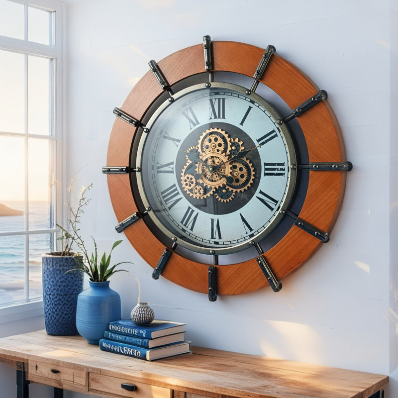 Solid Wood Wall Clock