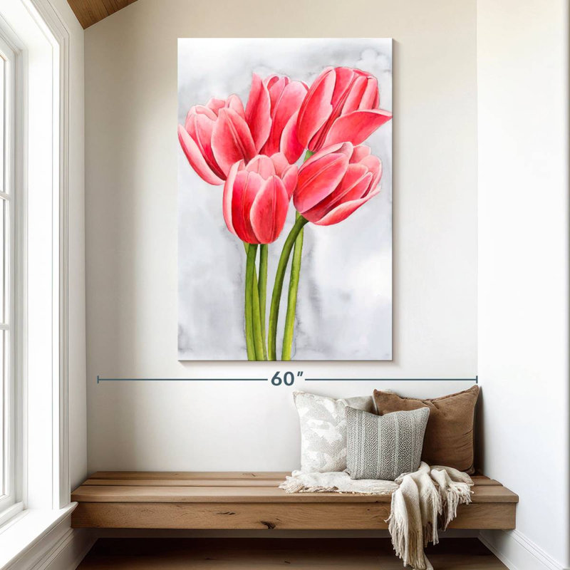 Harnek Tulip Tangle II, 51" H x 34" W