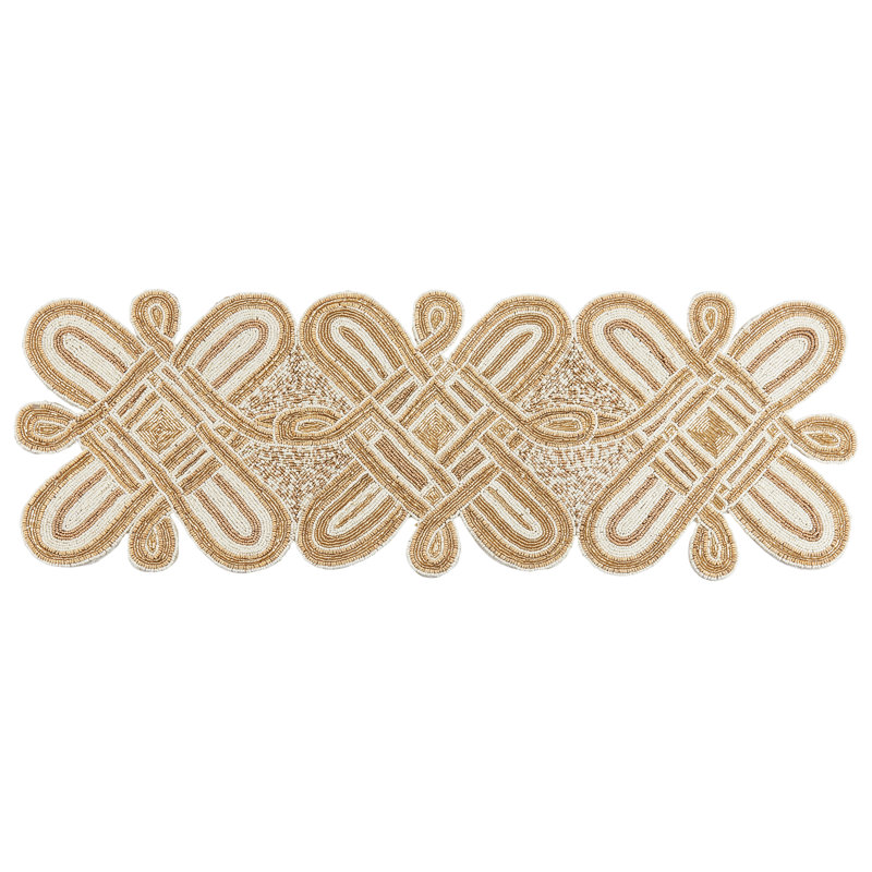 Runner_Beaded Design Contemporary Table Runner