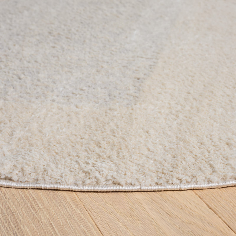 Tapis à motif géométrique Katoya Performance, Rond 6 pi 7 po