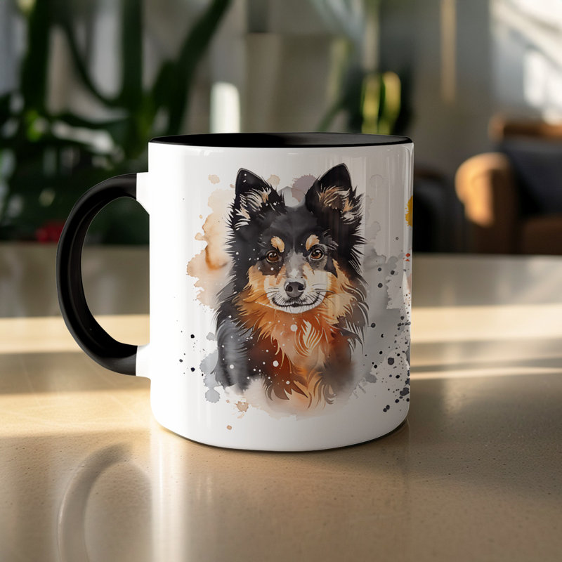 Ceramic Coffee Mug, 2, Black