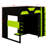 Wood Loft Bed With Desk, Multi Storage Shelves And USB-271513093