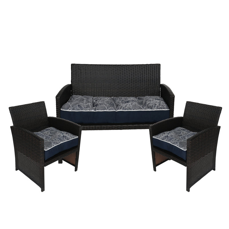 Cangelosi Outdoor 5'' Bench Seat Cushion