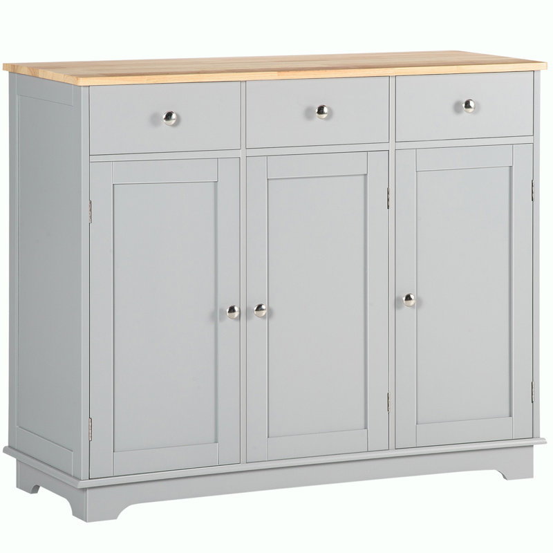 Console avec rangement et 3 tiroirs