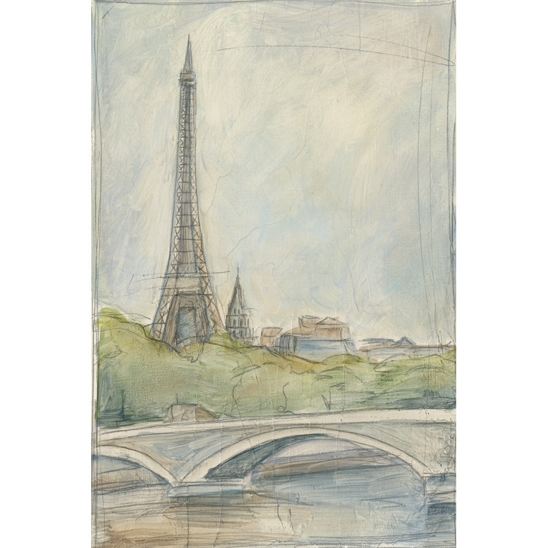 View Of Paris III by Ethan Harper - Wrapped Canvas Art Prints, 46cm H x 30cm W x 3.8cm D