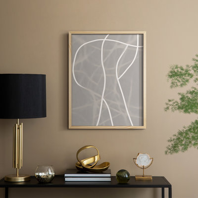 ABSTRACT Series DLXXXV Framed Print - Solid Wood