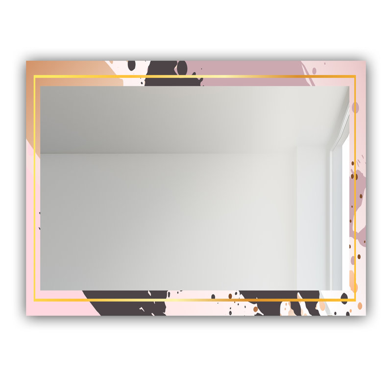 Miroir de salle de bain Playful Glam, H 29,5 po x l 39,4 po