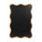 Aderyn Rectangular Scalloped Pinboard for Wall Organization