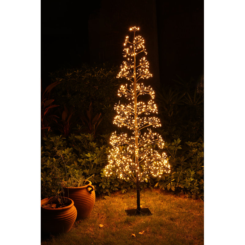 Guirlande de fleurs en PVC, Noir, 71"