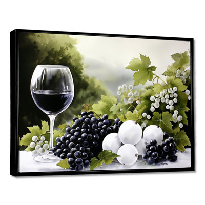 «Vineyard Harvest Wine And Grape II», reproduction sur toile