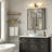 18 In 2-Light White Double Tube Wall Sconce , E12 Sleek Up And Down Light Fixture For Bathroom, Bedroom-1370455486