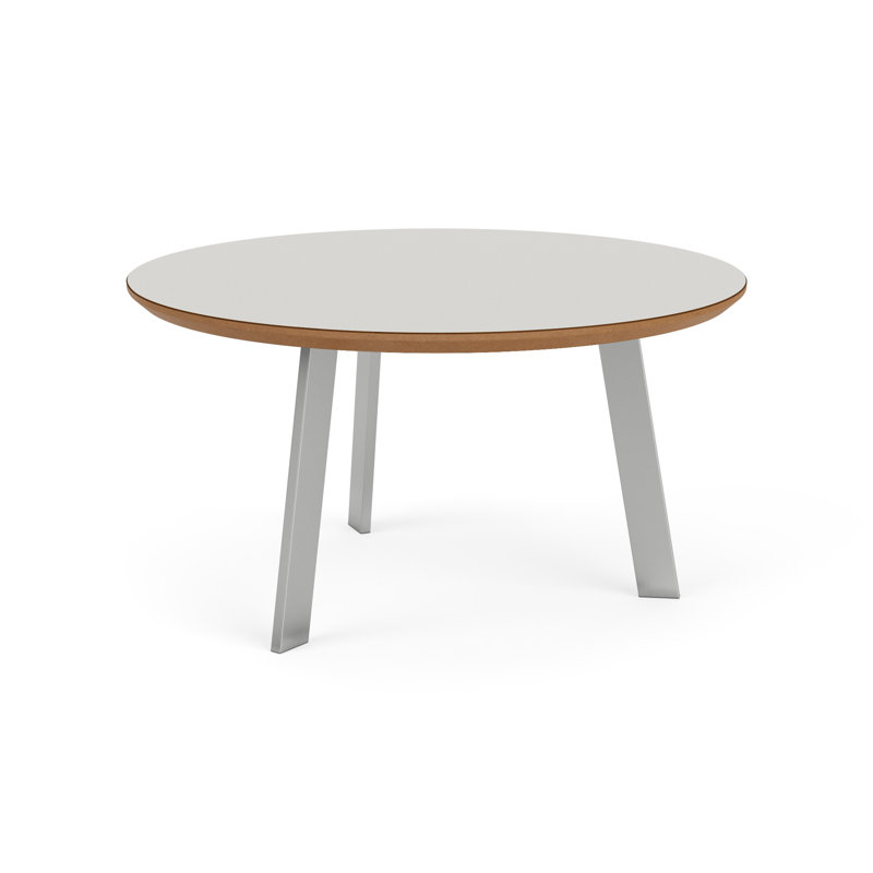 Table de bout Waterfall, Gris Folkstone, Argent