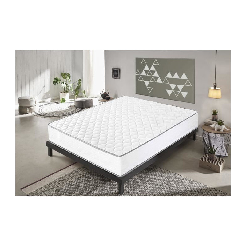 "Confort" anatomical mattress in water foam - Height 21 Cm - Firmness H4 - Orthopaedic, European Single (90 x 200cm)