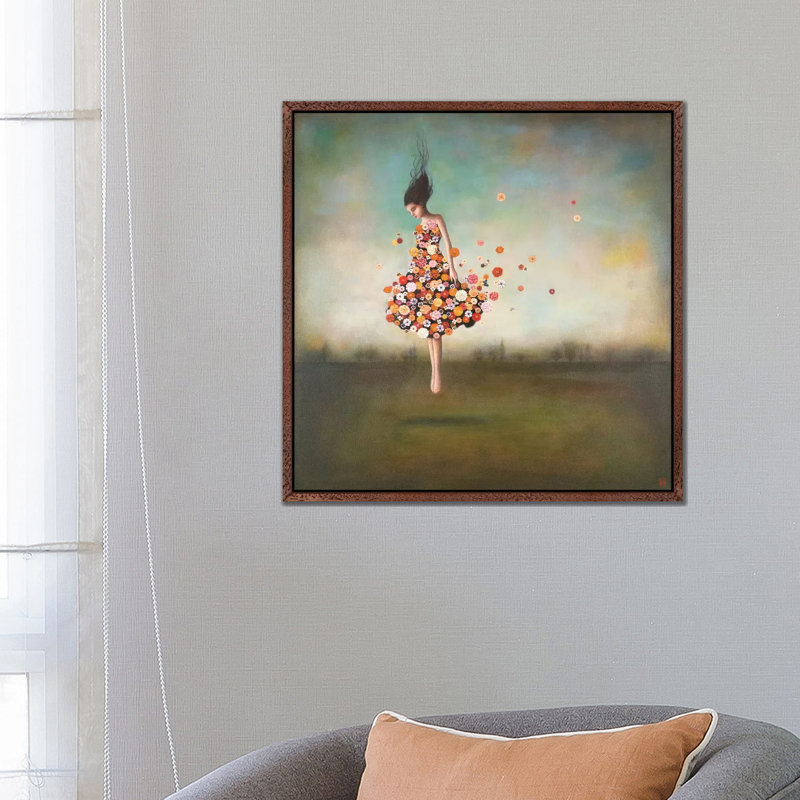 Print on Canvas, Classic Wood Framed, 45.72 cm H x 45.72 cm W x 4.445 cm D