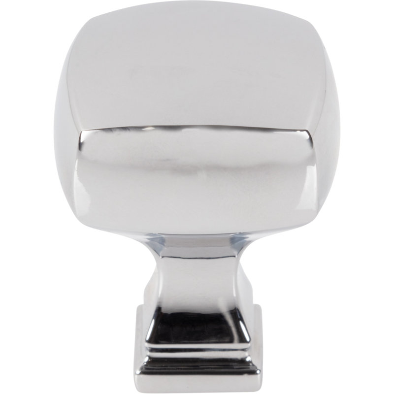 Audrey Square Knob, Polished Chrome