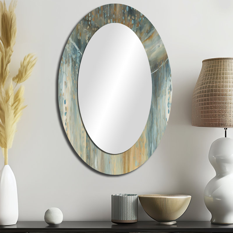 Miroir mural gris, 36 po x 24 po