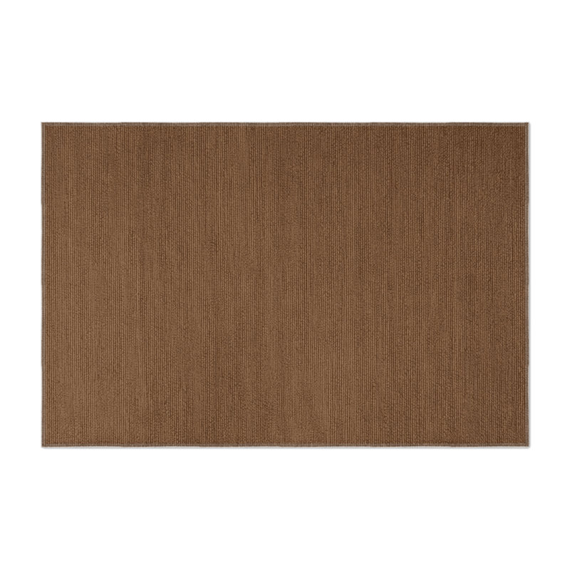 Tapis brun uni d'intérieur et d'extérieur, Rectangulaire 3 pi x 5 pi