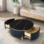 Table basse ronde avec 2 tiroirs-1539165377