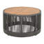 Table basse pour l'extérieur en corde de rotin et bois d'acacia-765625081