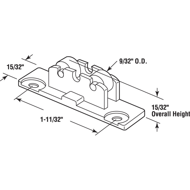 Prime-Line Sliding Window Roller, Aluminum Roller
