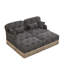 Canapé modulaire avec repose-pieds Comfy Chenille