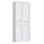  Nahid 71" H Freestanding Kitchen Pantry Cabinet with 4 Doors, 1 Drawer, and Adjustable Shelves，Anti-Tip Design-1193014563