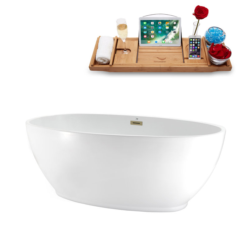 Baignoire 63 x 31,5, Laiton brossé