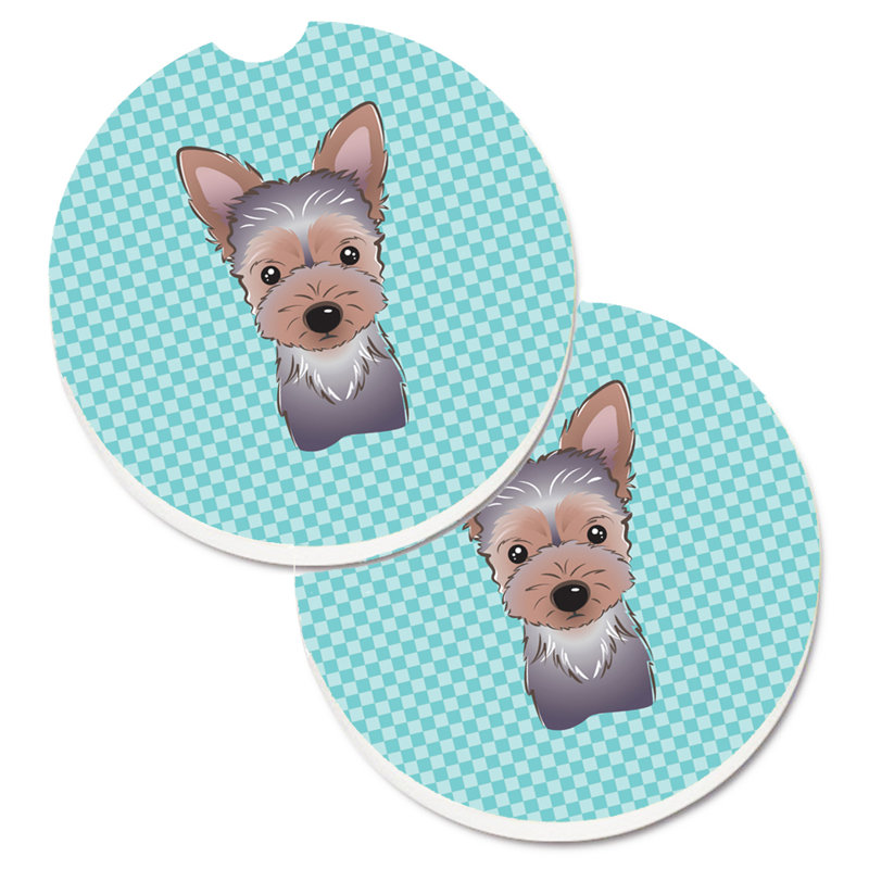 Sous-verre Retriever, Bleu, Chiot Yorkie